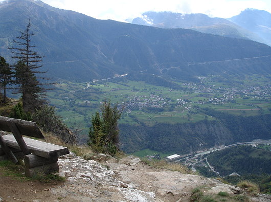 Aussichtspunkt Massaweg Suonenwanderung