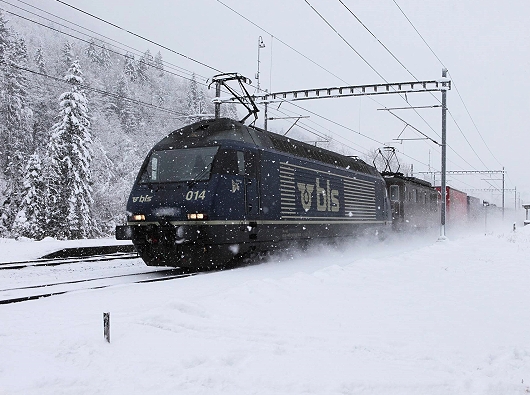 BLS Railway Lok Re 465 Winter