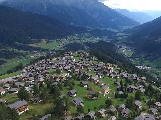 Bellwald mit Chalet