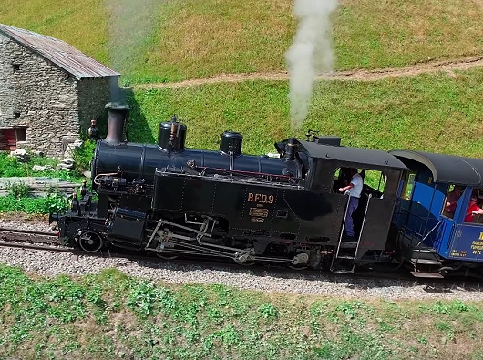 Dampfbahn Furka Bergstrecke DFB - Lok D.F.B.9