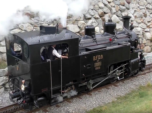 Dampfbahn Furka Bergstrecke DFB - Lok B.F.D.9