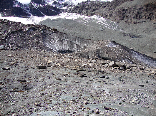 Furggletscher mit Gletscherzunge