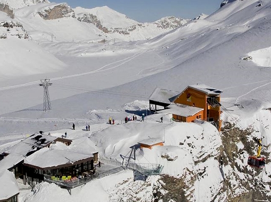 Gemmipass Bergstation Winter