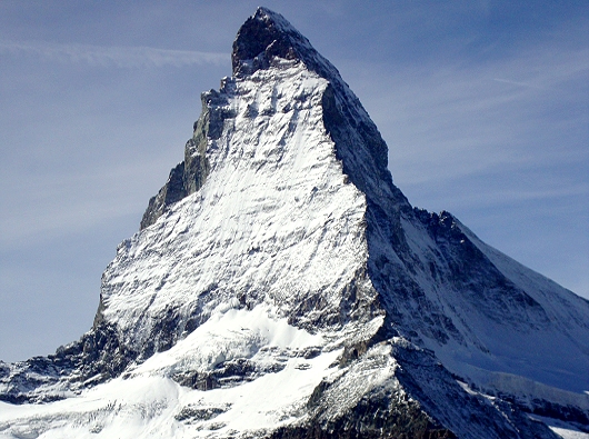 Matterhorn Ostwand mit Hörnigrat