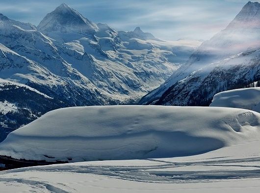 Outdoor Schneeschuhlaufen