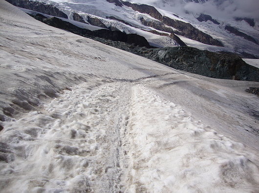 Schnee- und Eispfad Chessjengletscher - Britanniahütte