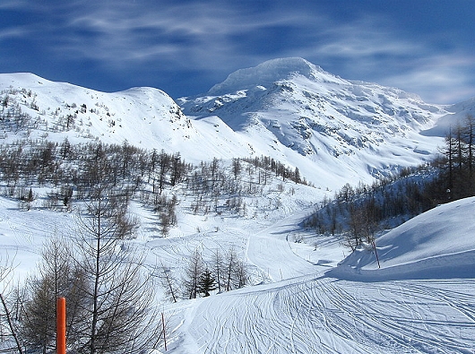 Rothwald Wasenhorn Skipiste Winter