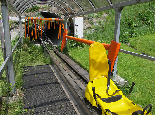 Saas Fee- Feeblitz Rodelbahn