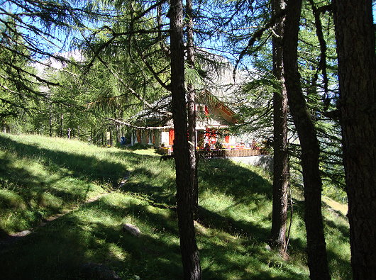 Saas-Fee - Dorfrundweg - Café Alpenblick