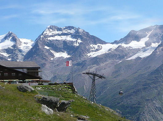Saas-Fee Bergstation Hannig