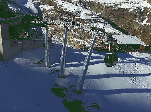 Spielbodenbahn - Saas Fee