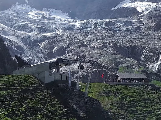 Spielbodenbahn mit Feegletscher