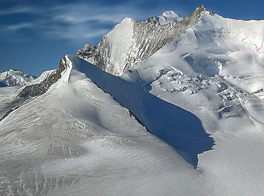 Ulrichshorn mit Nadelhorn und Nadelgrat