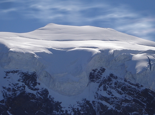 Weissmies Blick vom Hohsaas