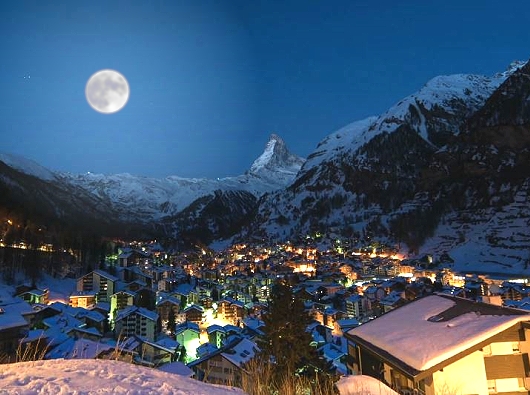 Zermatt Nachtaufnahme